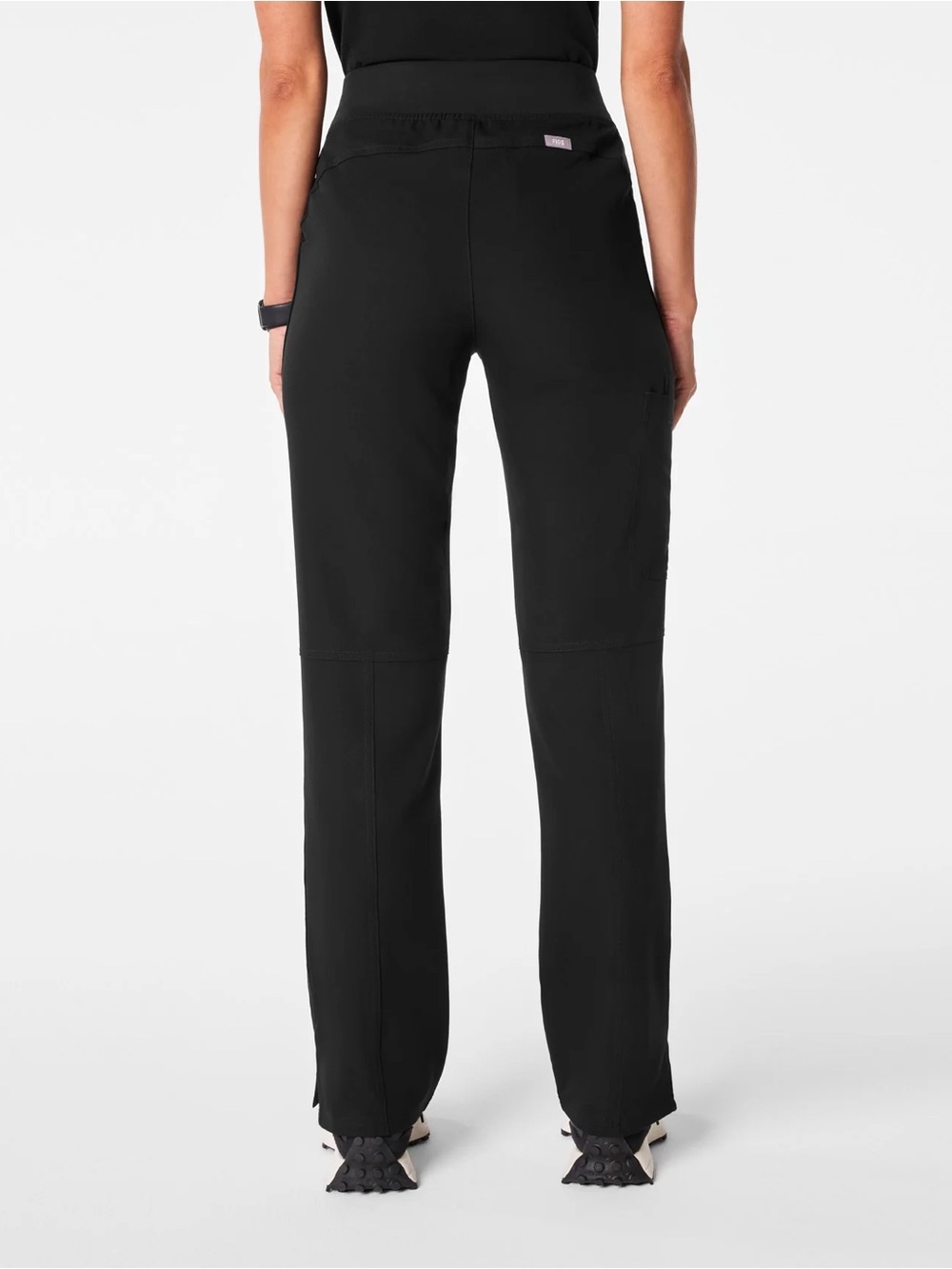 FIGS Kade High-Rise Straight-Leg Scrub Pant-Black - Medium - Picture 4 of 16